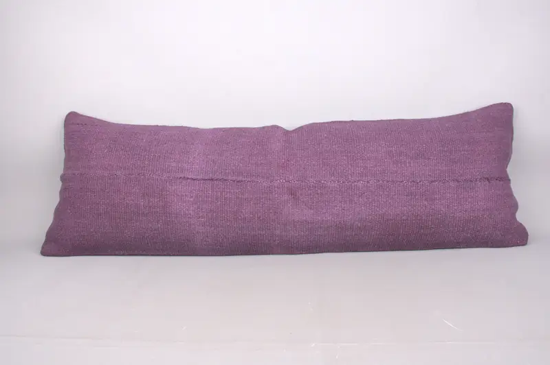 Boho Pillow Sham Cover, 16x48 Purple Cushion Cover, Outdoor Bolster Cushion Case, Cushion Case, Gift Pillow, Pillow for Sofa - 4