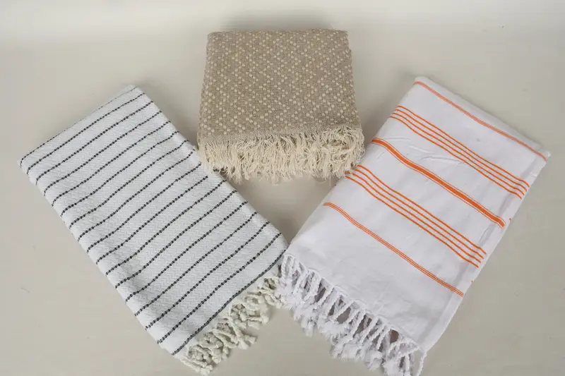 Absorbent towel, Organic Beach Towel, Personalized Beach Towel, Bachelor Gifts, Guest Towel, 70x40 Cotton Set of 10 Towel, Handmade Gift, Gym Towel - 7