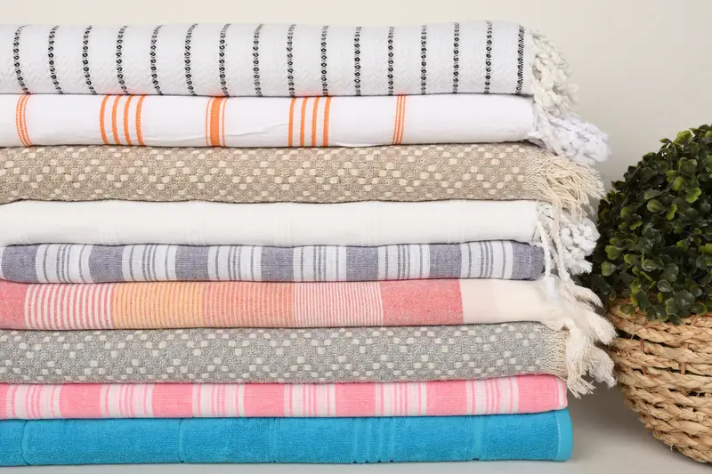 Absorbent towel, Organic Beach Towel, Personalized Beach Towel, Bachelor Gifts, Guest Towel, 70x40 Cotton Set of 10 Towel, Handmade Gift, Gym Towel - 3