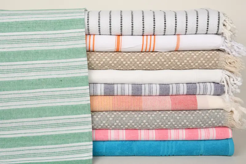 Absorbent towel, Organic Beach Towel, Personalized Beach Towel, Bachelor Gifts, Guest Towel, 70x40 Cotton Set of 10 Towel, Handmade Gift, Gym Towel - 1