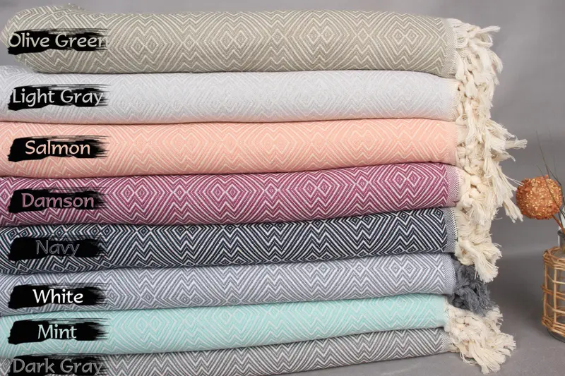 Bachelorette Party Favors Beach, Bridal Shower Gift, Bridesmaid Gifts, Personalized Blanket, 92x80 Cotton Diamond Towel, Christmas Tablecloth - 2