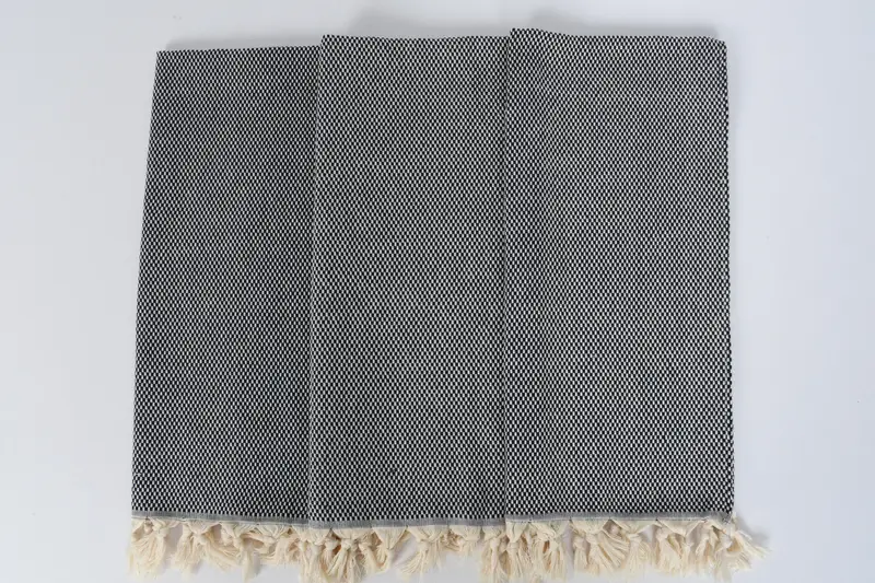 Monogram el havlu, en iyi arkadaş düğün hediyesi, mutfak havlu, dekoratif havlu, 40x18 pamuklu polka nokta havlu, kişiselleştirilmiş hediye, ev ısınma hediyesi - 7
