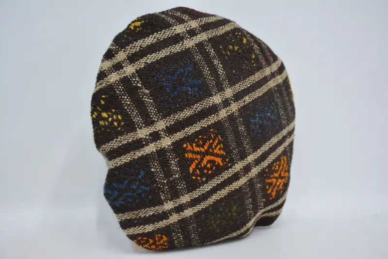 20x20 Brown Cushion, Pillow Case, Turkish Pillow, Ethnical Kilim Rug Pillow, Boho Pillow Sham Cover, Lounge Throw Pillow Sham, Aztec Pillow Case - 3