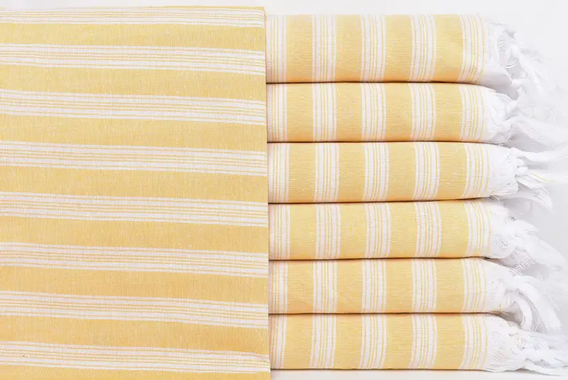 Handmade Gift, Beach Wedding Favor, Lightweight towel, 70x40 Cotton Striped Towel, Custom Name Towel, Monogram Beach Towel, Organic Turkish towel - 1