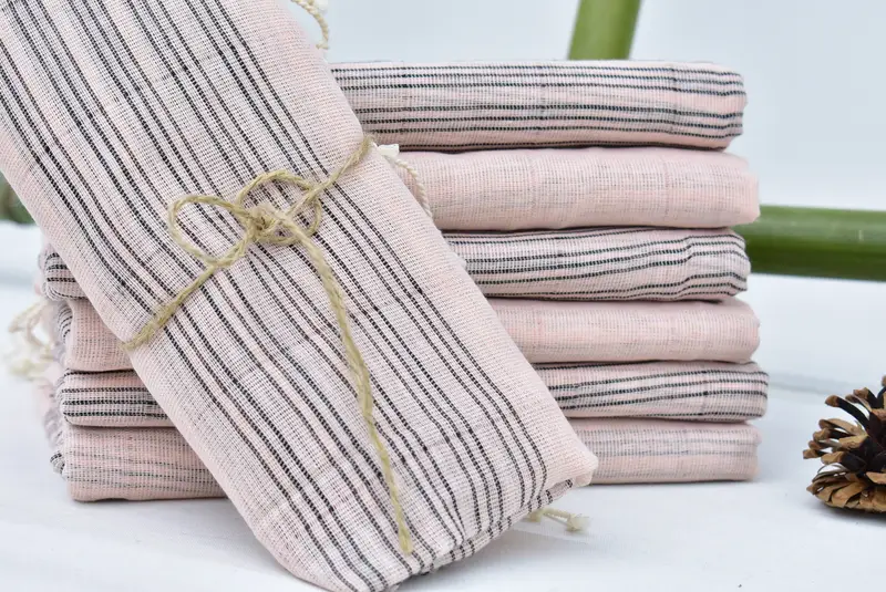 Wedding Gift, Bachelorette Party Gift, Wedding Shower Gift, Unique Wedding Gift, 70x40 Cotton Striped Towel, Bachelor Gifts, Summer Towel, Spa Towel - 3