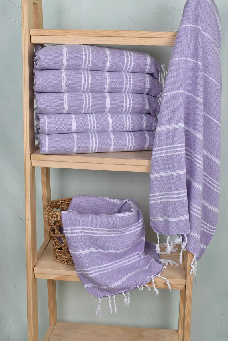 Monogrammed Hand Towel, 40x24 Cotton Striped Towel, Personalized Kitchen Towel, Bachelor Towel, Summer Gift, Personalized Gifts, Halloween Gifts - 3
