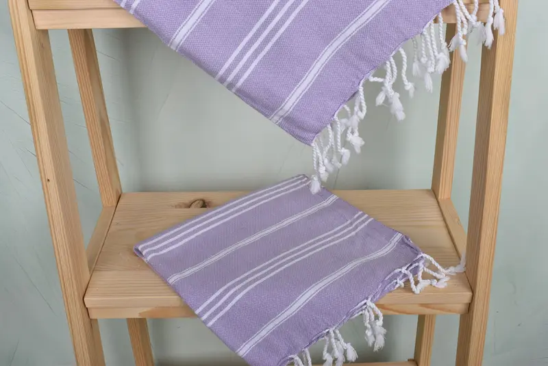 Monogrammed Hand Towel, 40x24 Cotton Striped Towel, Personalized Kitchen Towel, Bachelor Towel, Summer Gift, Personalized Gifts, Halloween Gifts - 5
