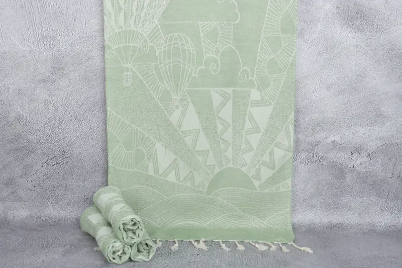 Gift For Wedding Day, Kitchen Towel, Memorial Gift, 36x18 Cotton Striped Design Towel, Holiday Towel, Custom Hand Towel, Spa Towel, Wedding Favors - 1