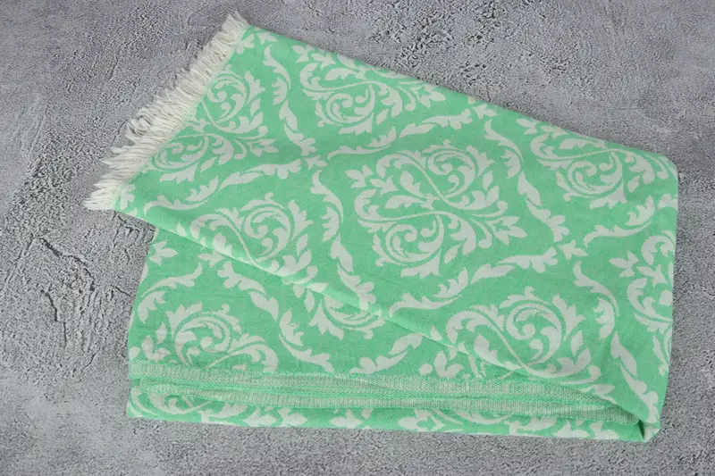 68x36 Cotton Baroque Towel, Gym Towel, Guest Towel, Lightweight towel, Wedding Gifts Towel, Customized Turkish Towel, Embroidered Towel, Unique Gift - 7