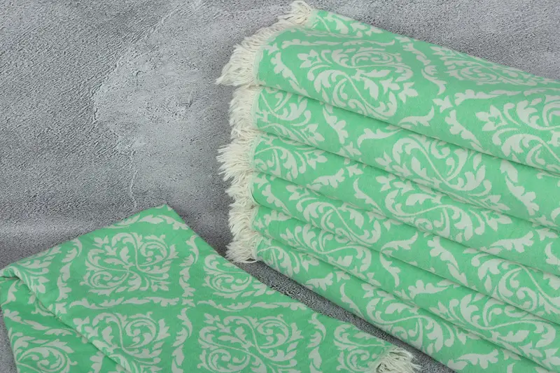 68x36 Cotton Baroque Towel, Gym Towel, Guest Towel, Lightweight towel, Wedding Gifts Towel, Customized Turkish Towel, Embroidered Towel, Unique Gift - 3