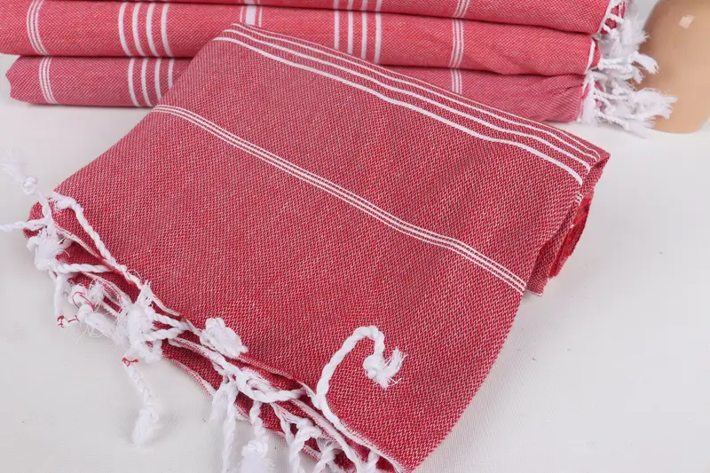 Hammam towel, Soft towel, 70x40 Cotton Striped Towel, Absorbent towel, Wedding For Favor, Lightweight quick-dry peshtemal towel for travel - 4