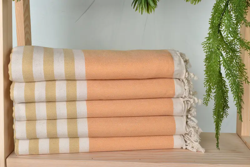 Bachelorette Towel, Quick-dry peshtemal, Family Gift, Housewarming Gift, Luxury towel, 70x40 Cotton Striped Towel, Turkish bath towel for spa - 2