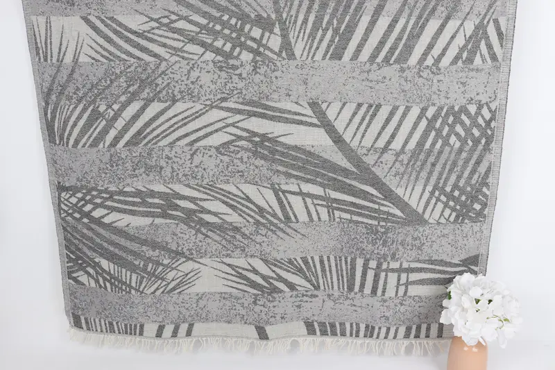Sand-free towel, Valentines Gift, Unique Turkish towel with custom embroidery USA, Gift For Him, Lightweight towel, 78x38 Cotton Floral Design Towel - 1
