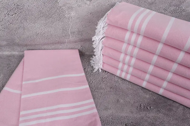 70x40 Cotton Striped Towel, Gift For Boyfriend, Towel With Name, Friends Beach Towel, Turkish Towel USA, Bachelorette Party Favors, Peshtemal Towel - 2