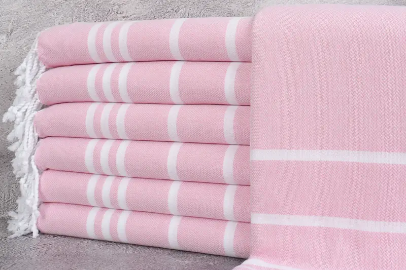 70x40 Cotton Striped Towel, Gift For Boyfriend, Towel With Name, Friends Beach Towel, Turkish Towel USA, Bachelorette Party Favors, Peshtemal Towel - 1