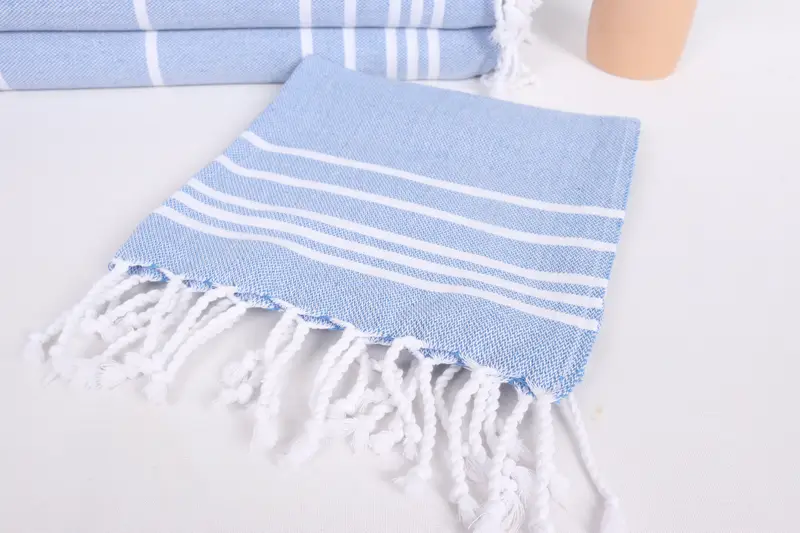 Personalized Gift, 38x18 Cotton Striped Towel, Monogram Hand Towel, Best Friend Christmas Gift, Customized Turkish Towel, Monogrammed Hand Towel - 5