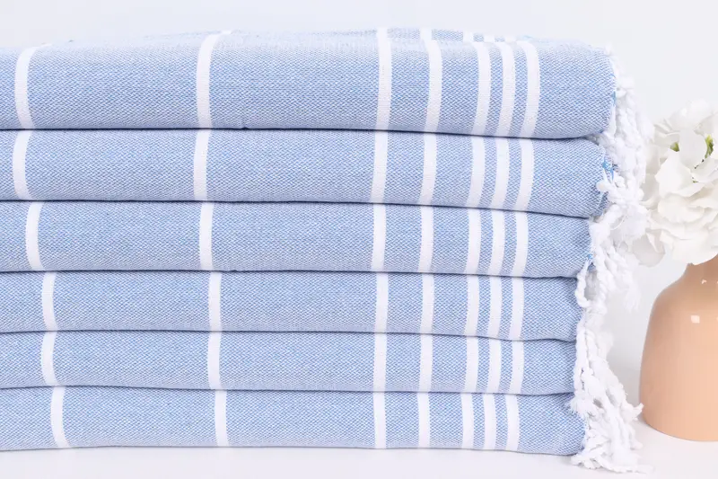 Personalized Gift, 38x18 Cotton Striped Towel, Monogram Hand Towel, Best Friend Christmas Gift, Customized Turkish Towel, Monogrammed Hand Towel - 3