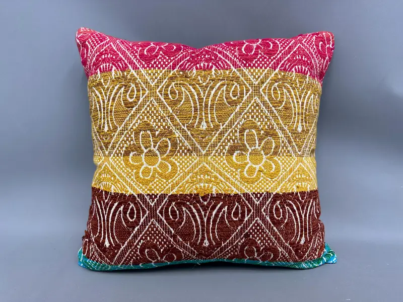 20x20 Brown Cushion Case, Gift Pillow, Bright Pillow Case, Interior Designer Pillow, Cushion, Pattern Throw Pillow Cover, Throw Kilim Pillow - 4