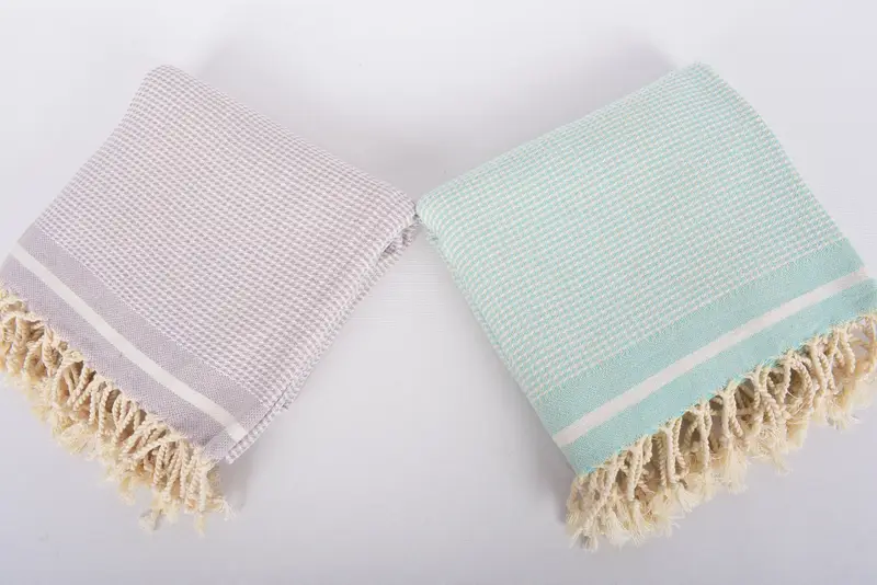 Personalize Gift, Bridal Shower Gift, 70x36 Cotton Geometric Towel, Quick-dry towel, Organic cotton peshtemal for spa and beach, Turkish hand towel - 7