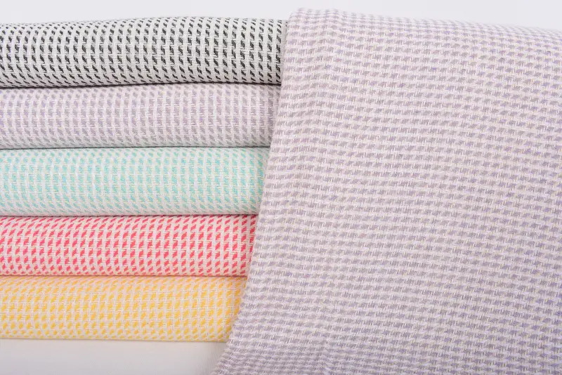 Personalize Gift, Bridal Shower Gift, 70x36 Cotton Geometric Towel, Quick-dry towel, Organic cotton peshtemal for spa and beach, Turkish hand towel - 2