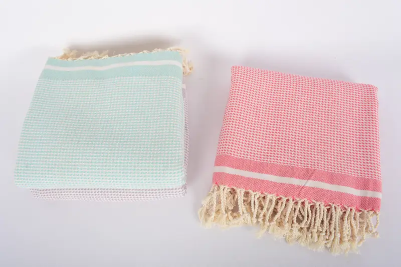 Personalize Gift, Bridal Shower Gift, 70x36 Cotton Geometric Towel, Quick-dry towel, Organic cotton peshtemal for spa and beach, Turkish hand towel - 8