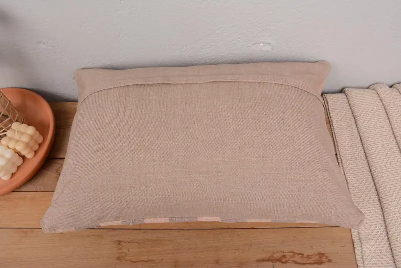 Pillow for Couch, Kilim Cushion Sham, 16x24 Gray Pillow, Wool Kilim Pillow Pillow Case, Vintage Pillow, Cushion, Christmas Cushion Cover - 6