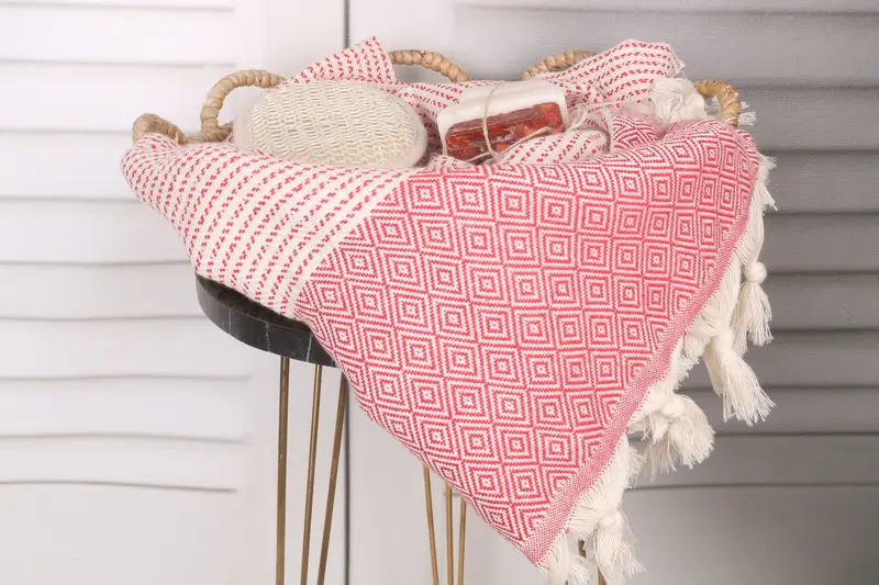 Luxury towel, Personalized Turkish Towel, 70x36 Cotton Diamond Towel, Birthday Gift, Turkish towel bulk order for wedding gifts, Turkish bath towel - 2