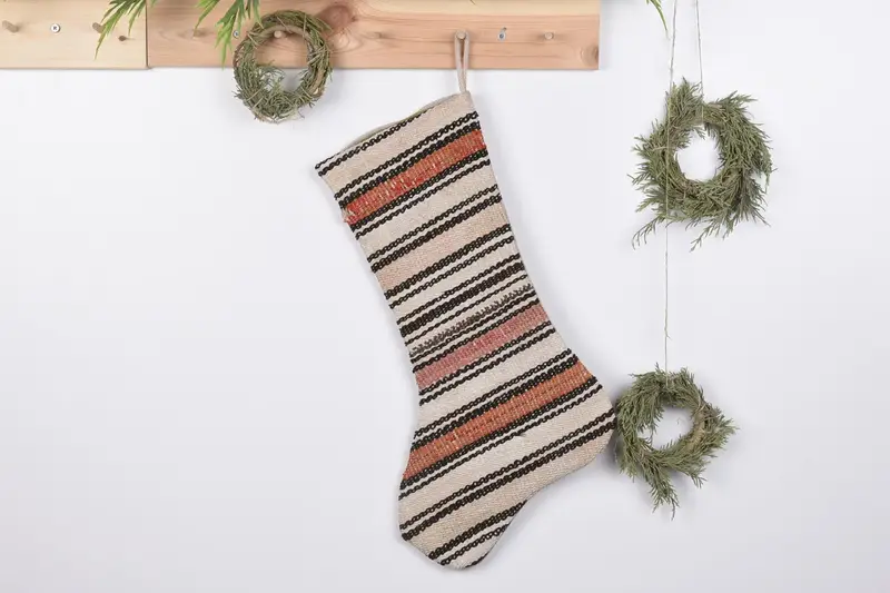 19-Zoll-Weihnachtsornament-Musterstrumpf, festlicher Weihnachtsstrumpf