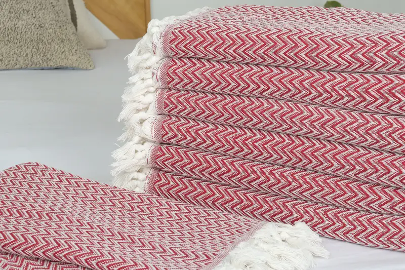 Custom Blanket, Bridal Shower Favors, Throw Blanket, Best Friend Wedding Gift, 76x64 Cotton Zig zag Towel, Halloween Blanket, Bridal Shower Gift - 3