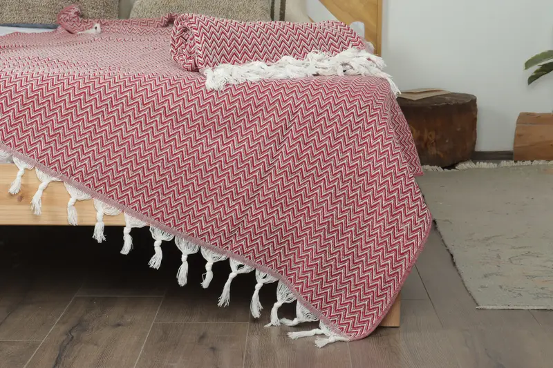 Custom Blanket, Bridal Shower Favors, Throw Blanket, Best Friend Wedding Gift, 76x64 Cotton Zig zag Towel, Halloween Blanket, Bridal Shower Gift - 7