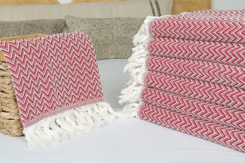 Custom Blanket, Bridal Shower Favors, Throw Blanket, Best Friend Wedding Gift, 76x64 Cotton Zig zag Towel, Halloween Blanket, Bridal Shower Gift - 4