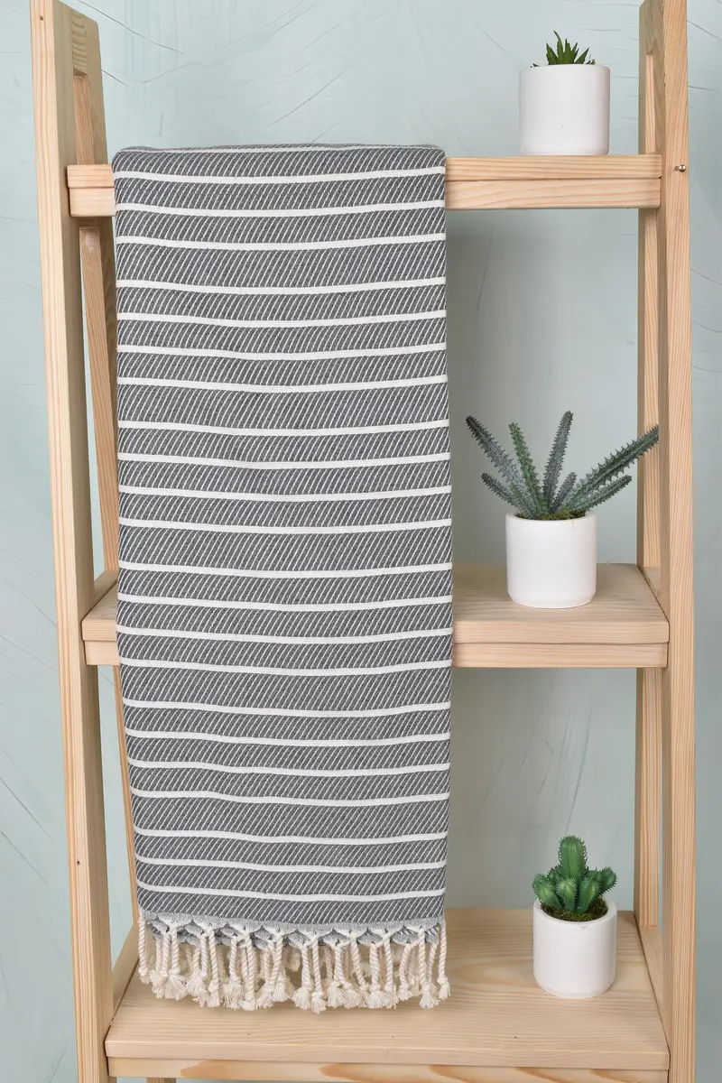70x40 Bamboo Herringbone Towel, Personalized Gift, Halloween Gifts, Spooky Bachelorette Party Favors, Gifts For Him, Summer Gift, Wedding Towel - 8