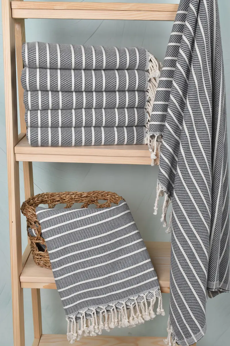 70x40 Bamboo Herringbone Towel, Personalized Gift, Halloween Gifts, Spooky Bachelorette Party Favors, Gifts For Him, Summer Gift, Wedding Towel - 3