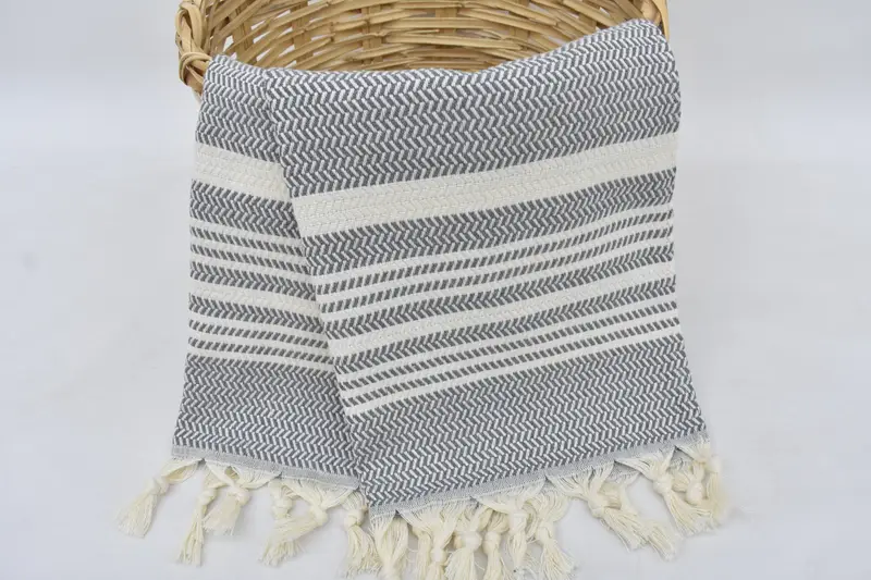 Handmade Gift, Personalized Gifts, 40x18 Cotton Striped Towel, Personalized Kitchen Towel, Turkish Towel Hand Towel, Personalized Gift For Her - 8