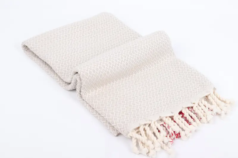 Organic Towel, 70x40 Cotton Diamond Towel, Turkish hand towel, Soft towel, Towel With Name, Gym Towel, Christmas Gift, Large Turkish Towel - 6