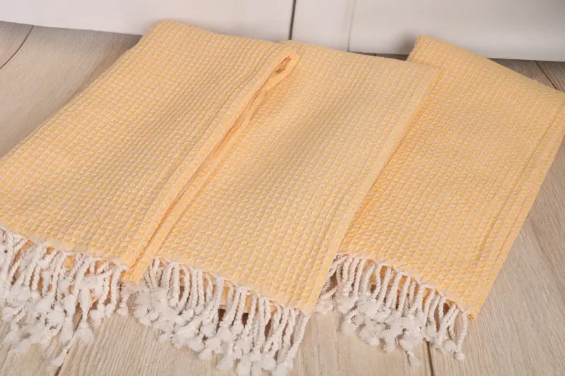 Custom Beach Towel, Gift For Her, Custom Beach Towels, Sand-Resistant Peshtemal, Bridesmaid Favors, Turkish bath towel, 68x36 Cotton Waffle Towel - 6