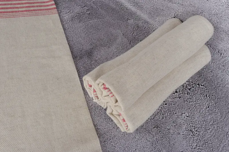 Monogram Kitchen Towel, Monogrammed Hand Towel, Bridesmaid Gift, 36x18 Linen Striped Towel, Personalized Dish Towel, Family Gift, Housewarming Gift - 8