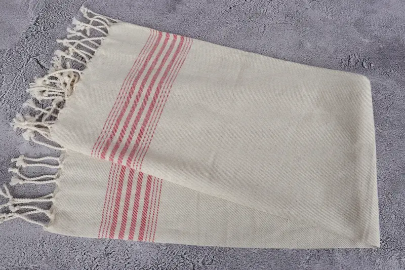 Monogram Kitchen Towel, Monogrammed Hand Towel, Bridesmaid Gift, 36x18 Linen Striped Towel, Personalized Dish Towel, Family Gift, Housewarming Gift - 6
