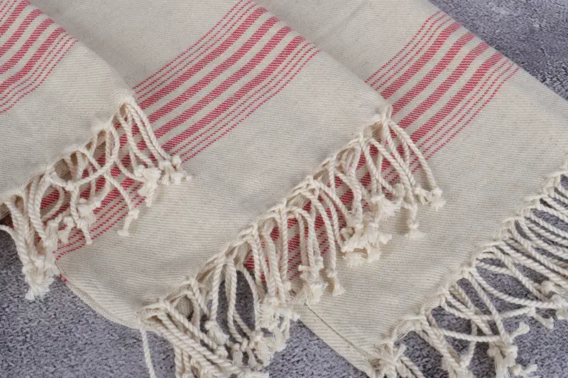 Monogram Kitchen Towel, Monogrammed Hand Towel, Bridesmaid Gift, 36x18 Linen Striped Towel, Personalized Dish Towel, Family Gift, Housewarming Gift - 5