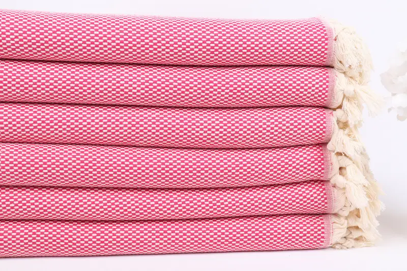 Monogram Turkish Bath Towel, Lightweight Turkish towel, Gift For Coworker, Large Turkish Towel, 70x40 Cotton Polka Dot Towel, Bridesmaid Gift Towel - 3