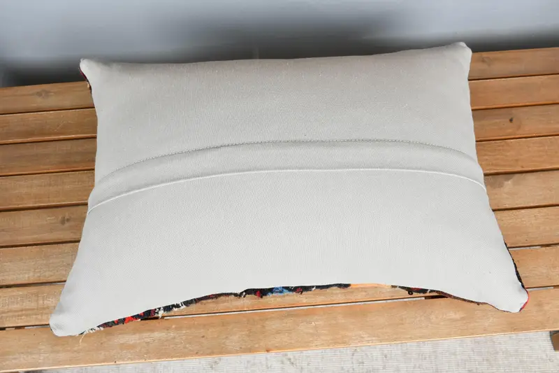 Rustic Pillow Sham, Bench Cushion Cover, Boho Pillow Sham Cover, Boho Pillow, Pillow Cover, Kilim Pillow Cover, 16x24 Brown Cushion Cover - 5