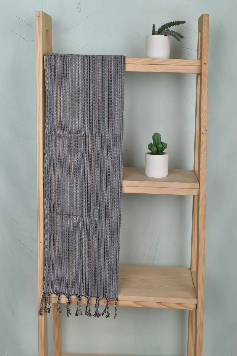 38x18 Cotton Geometric Towel, Turkish Towel Hand Towel, Small Bath Towels, Wedding Shower Gift, Wedding Gift, Valentine Day Gift For Her - 8