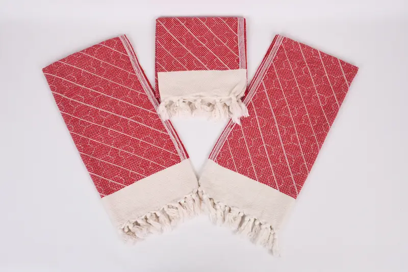 Kişiselleştirilmiş hediyeler, banyo havluları, ilk evlilik yıldönümü hediyesi, kişiselleştirilmiş bulaşık havlu, 36x18 pamuk geometrik havlu, bekar hediye - 6