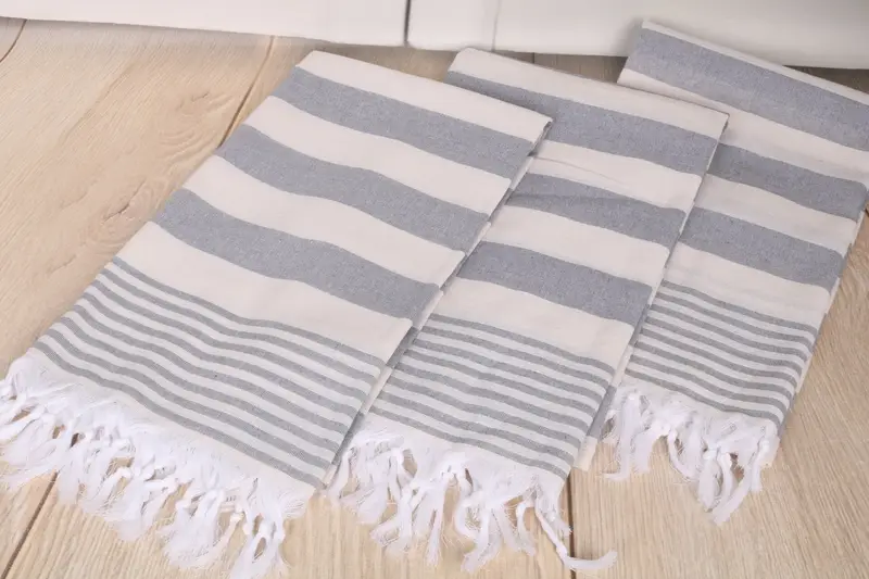 Personalized Wedding Gift, Customized Turkish Towel, Best Friend Gift Ideas, Bath towel, 68x36 Cotton Striped Towel, Bachelorette Party Gifts - 6
