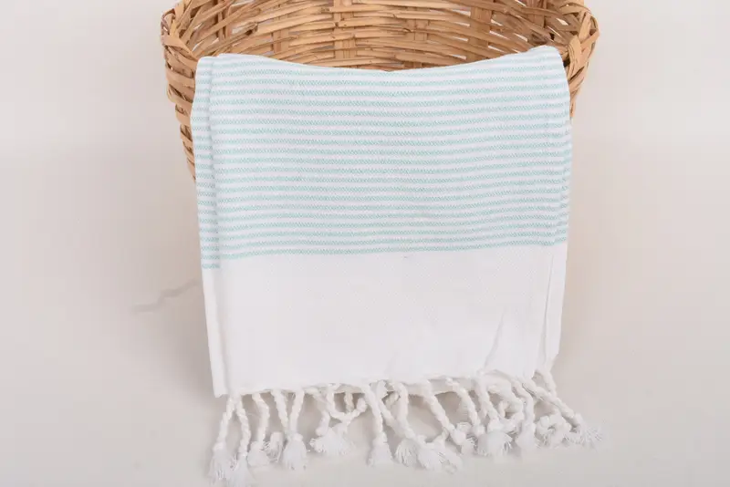 Wedding Gift, Monogram Towels, Personalized Dish Towel, Custom Wedding Gifts, Valentines Gift, Personalized Gifts, 40x18 Cotton Striped Towel - 5