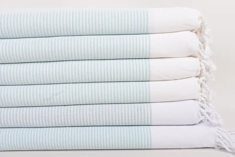 Wedding Gift, Monogram Towels, Personalized Dish Towel, Custom Wedding Gifts, Valentines Gift, Personalized Gifts, 40x18 Cotton Striped Towel - 3