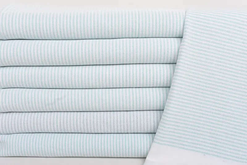 Wedding Gift, Monogram Towels, Personalized Dish Towel, Custom Wedding Gifts, Valentines Gift, Personalized Gifts, 40x18 Cotton Striped Towel - 2
