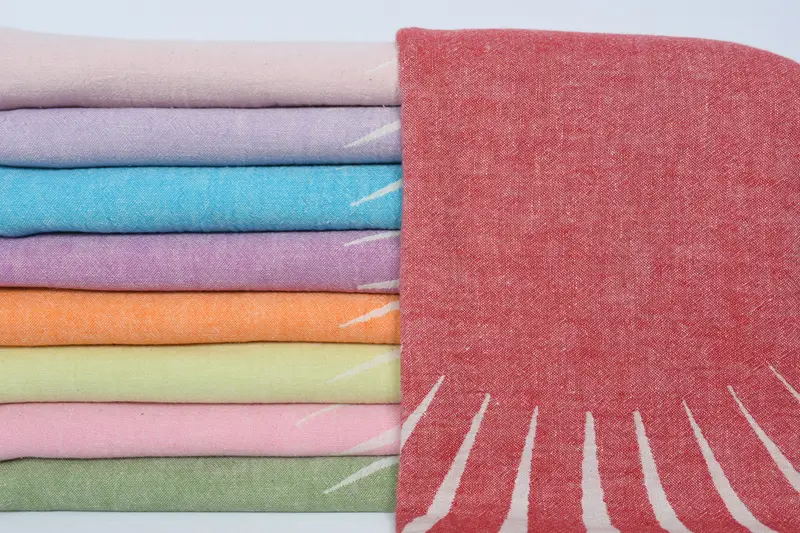 70x36 Cotton Sun Design Towel, Custom Wedding Gifts, Bachelor Gifts, Bathroom Towel, Cotton towel, Spa Towel, Luxury Turkish beach towel with fringe - 1