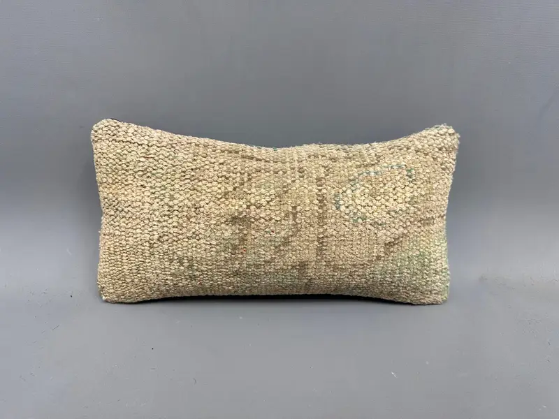 Pillow for Sofa, Office Chair Pillow Case, 8x16 Beige Cushion, Pillow Cover, Pet Cushion, Gift Pillow, Bright Pillow, Interior Designer Pillow - 4