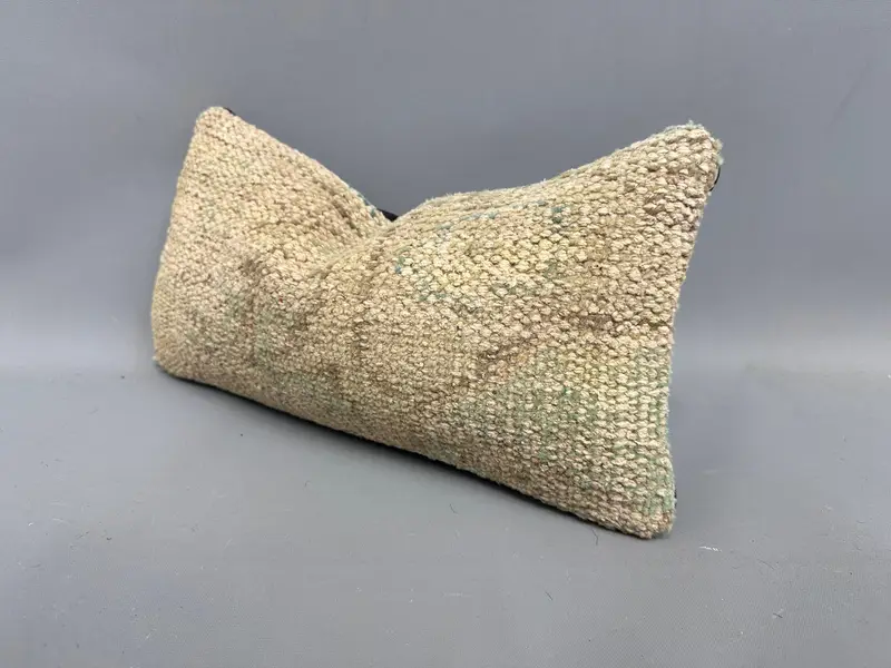 Pillow for Sofa, Office Chair Pillow Case, 8x16 Beige Cushion, Pillow Cover, Pet Cushion, Gift Pillow, Bright Pillow, Interior Designer Pillow - 3